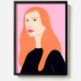 Pink Portrait by Agathe Singer