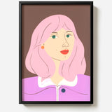 Brown Portrait by Agathe Singer