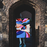 Flower People Blue by Petra Eriksson