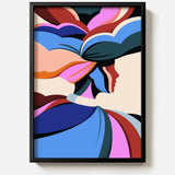 Flower People Blue by Petra Eriksson