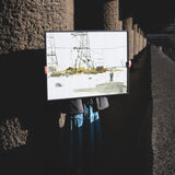 Dungarees Dogwalker by Sarah Maycock