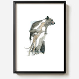 Dog Bear Hug by Sarah Maycock