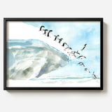Leaping Penguins by Sarah Maycock