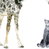 Giraffe and Bear by Sarah Maycock