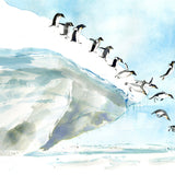 Leaping Penguins by Sarah Maycock